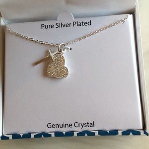 ♥️ Heart and cross necklace